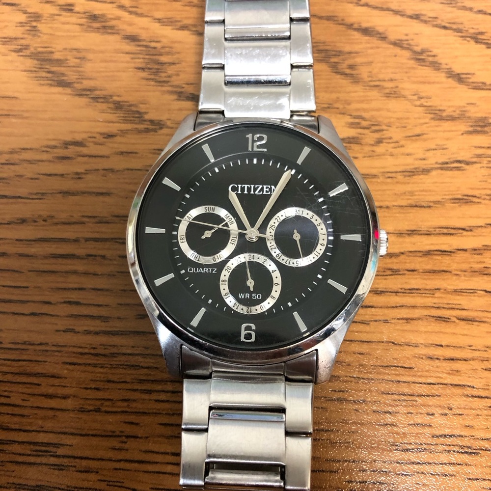 Citizen Silver Stainless Steel Watch